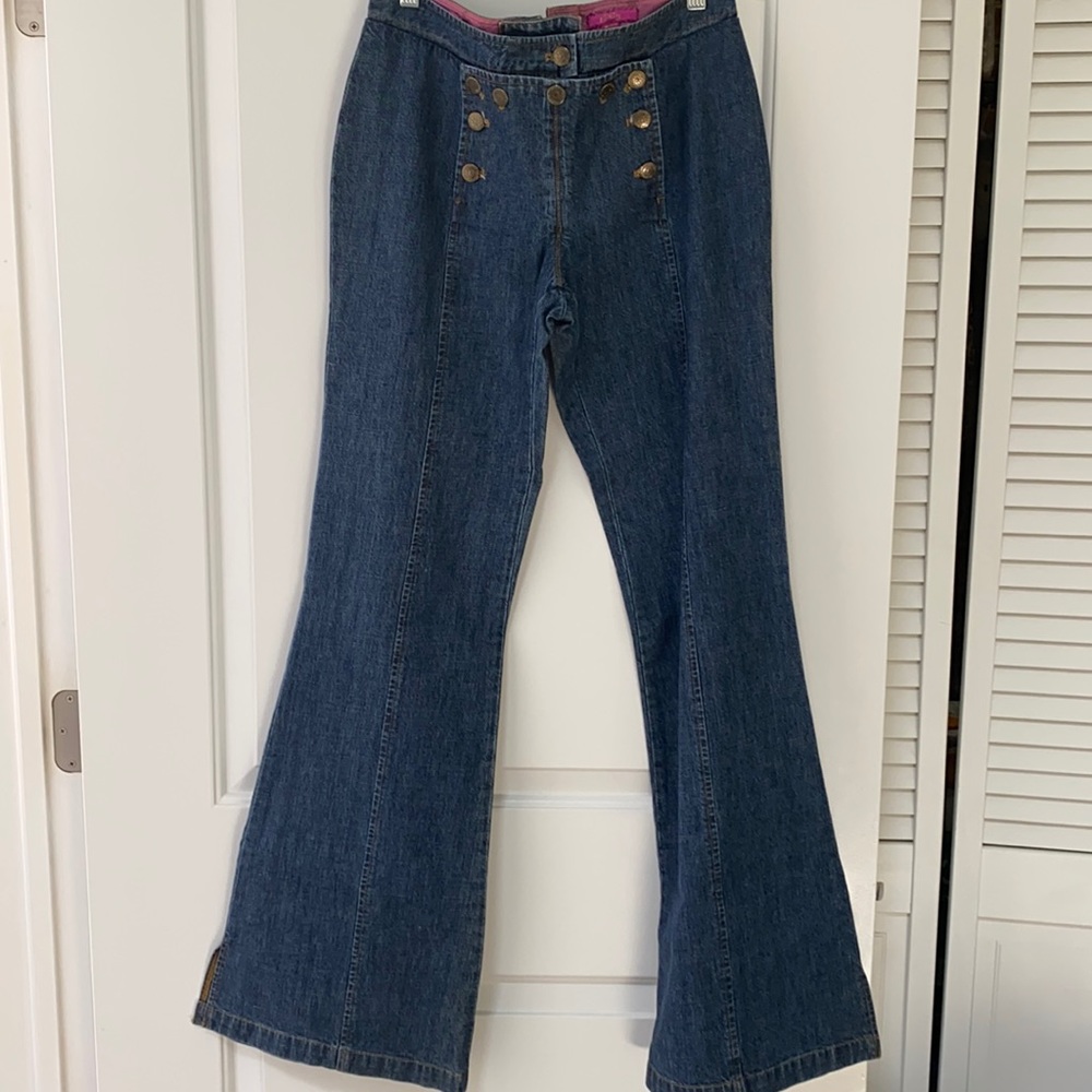 Vintage Tracy Reese Nautical Jeans